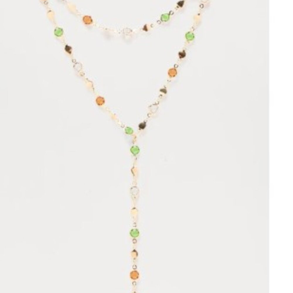 #57 Green Multi Colored Necklace